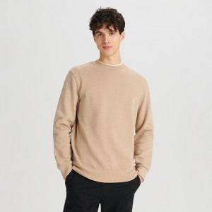 Sinsay - Sweatshirt - Beige - herren - 7963Y-80X