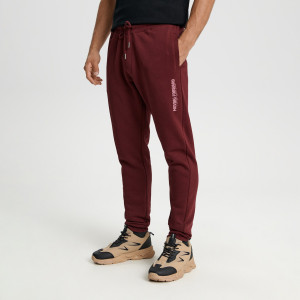 Sinsay - Jogger melegítőnadrág - Bordó - Férfi - 7964W-83X