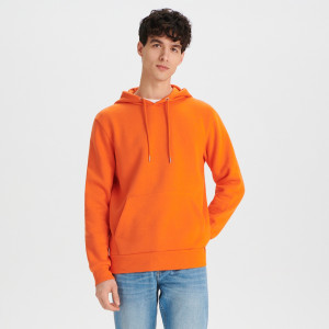 Sinsay - Bluza z kapturem - Pomarańczowy - męski - 7964Y-23X