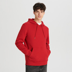 Sinsay - Bluza z kapturem - Czerwony - męski - 7964Y-33X