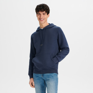 Sinsay - Bluza z kapturem - Niebieski - męski - 7964Y-57X