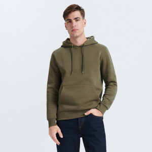 Sinsay - Bluza z kapturem - Khaki - męski - 7964Y-78X