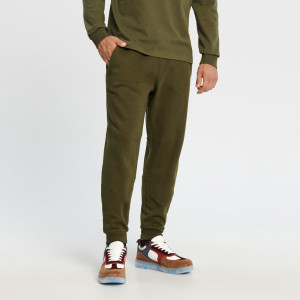 Sinsay - Spodnie dresowe - Khaki - męski - 7967W-87X