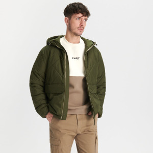 Sinsay - Kurtka pikowana - Khaki - męski - 7991Y-78X