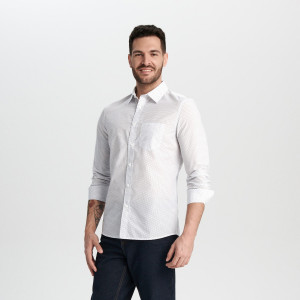 Sinsay - Hemd im Slim-Fit - Weiß - herren - 8019Y-00X