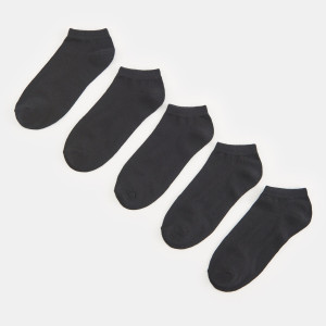Sinsay - Skarpetki bawełniane 5 pack - Czarny - damski - 8047F-99X