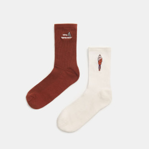 Sinsay - Skarpetki 2 pack - Wielobarwny - damski - 8058F-MLC