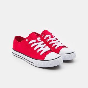 Sinsay - Trampki - Czerwony - damski - 8125A-33X