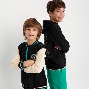 Sinsay - Baseball-Sweatshirt - Schwarz - Jungs - 8204C-99X