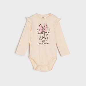 Sinsay - Body Myszka Minnie - Kremowy - dziewczynka - 8232E-02X
