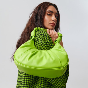 Sinsay - Torebka bagietka - Zielony - damski - 8242R-71X