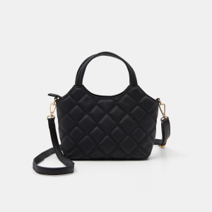 Sinsay - Torebka pikowana - Czarny - damski - 8269R-99X