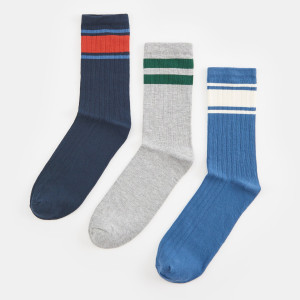 Sinsay - Skarpety 3 pack - Wielobarwny - męski - 8294U-MLC
