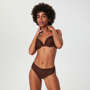 Sinsay - Confezione da 2 perizomi - Marrone - Da donna - 8307M-88X