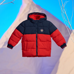 Sinsay - Kurtka z kapturem - Granatowy - chłopiec - 8330N-59X