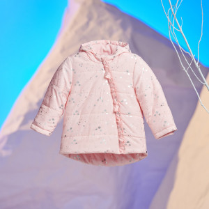 Sinsay - Kurtka z ociepleniem - Różowy - dziewczynka - 8351N-03X