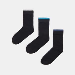 Sinsay - Skarpetki 3 pack - Czarny - męski - 8356U-99X