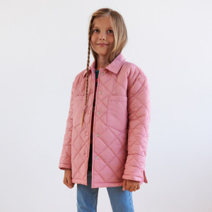 Sinsay - Kurtka pikowana - Różowy - dziewczynka - 8361N-30X