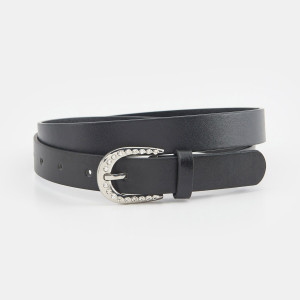 Sinsay - Pasek do spodni - Czarny - damski - 8374F-99X