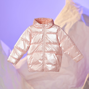 Sinsay - Kurtka pikowana - Różowy - dziewczynka - 8382N-03X