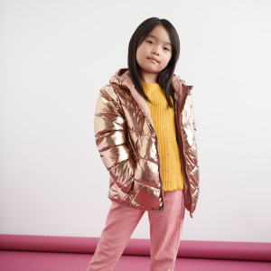 Sinsay - Kurtka pikowana - Złoty - dziewczynka - 8384N-GLD