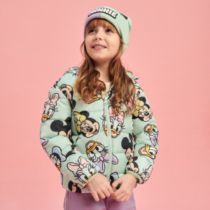 Sinsay - Kurtka pikowana Disney - Turkusowy - dziewczynka - 8389N-65X