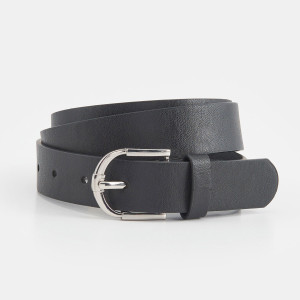 Sinsay - Pasek - Czarny - damski - 8397F-99X