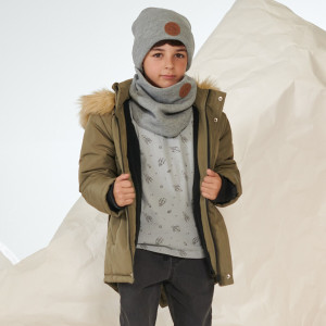 Sinsay - Kurtka ocieplana - Zielony - chłopiec - 8432N-81X