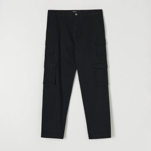 Sinsay - Spodnie straight leg - Czarny - męski - 8437C-99X