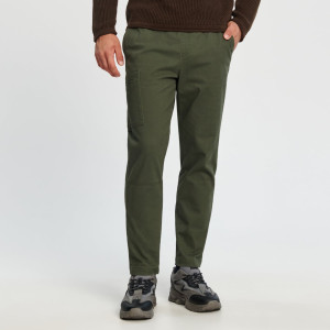 Sinsay - Spodnie z kieszeniami - Khaki - męski - 8443C-78X