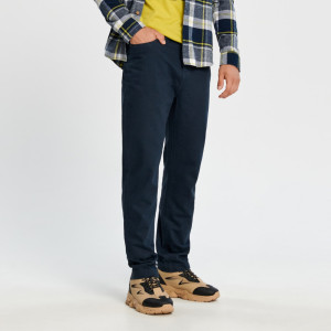 Sinsay - Spodnie straight leg - Granatowy - męski - 8446C-59X