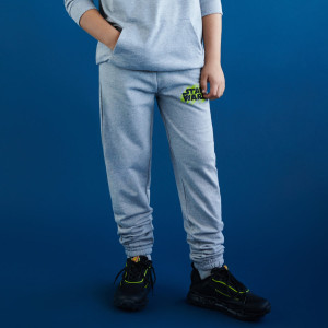 Sinsay - Spodnie dresowe jogger Star Wars - Szary - chłopiec - 8459Q-9MM