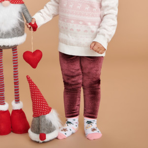 Sinsay - Leggings - Bordó - Lány - 8474Q-83X