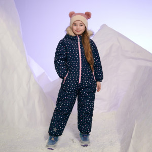 Sinsay - Kombinezon ocieplany - Granatowy - dziewczynka - 8532N-59X