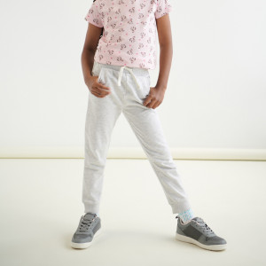 Sinsay - Spodnie dresowe jogger - Jasny szary - dziewczynka - 8538M-09M