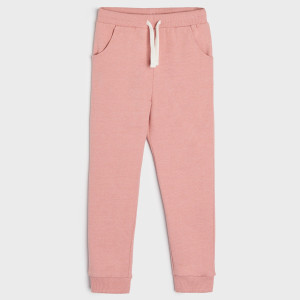 Sinsay - Spodnie dresowe jogger - Różowy - dziewczynka - 8538M-30X