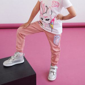 Sinsay - Spodnie dresowe My Little Pony - Różowy - dziewczynka - 8549M-39X