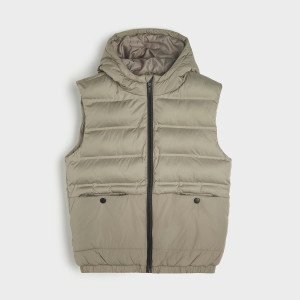 Sinsay - Gilet trapuntato - Verde - Bambino - 8549N-81X