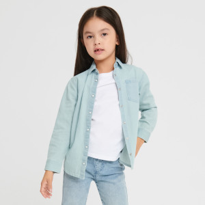 Sinsay - Koszula - Niebieski - dziewczynka - 8571M-05J