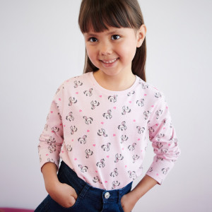 Sinsay - Koszulki 2 pack - Granatowy - dziewczynka - 8625M-59X