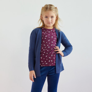 Sinsay - Koszulki 3 pack - Granatowy - dziewczynka - 8630M-59X