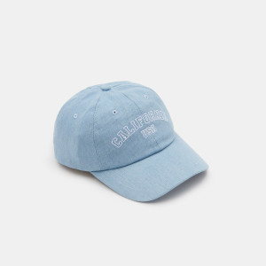 Sinsay - Czapka z daszkiem - Niebieski - damski - 8631F-55J