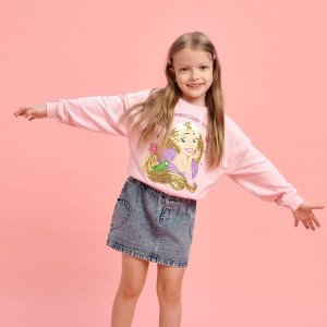 Sinsay - Felpa Disney - Rosa - Bambina - 8642C-30X