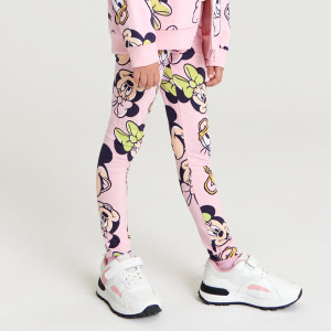 Sinsay - Legginsy Disney - Różowy - dziewczynka - 8657C-31X