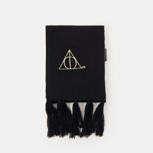 Sinsay - Szalik Harry Potter - Czarny - damski - 8678A-99X