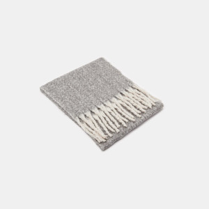 Sinsay - Szalik z frędzlami - Jasny szary - damski - 8704A-09X