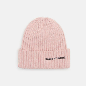 Sinsay - Czapka beanie - Różowy - damski - 8723F-03M