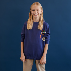 Sinsay - Bluza Harry Potter - Niebieski - dziewczynka - 8723M-95X
