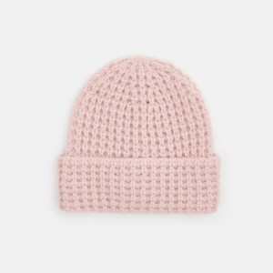 Sinsay - Czapka beanie - Różowy - damski - 8729F-03X