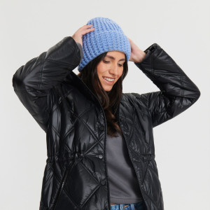 Sinsay - Czapka beanie - Niebieski - damski - 8742F-50X